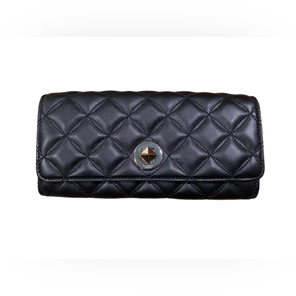 NWOT Kate Spade Quilted Turn Lock Wallet